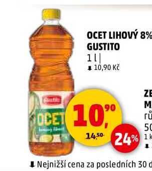 OCET LIHOVÝ 8% GUSTITO, 1 l