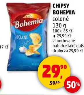 CHIPSY BOHEMIA, 130 g