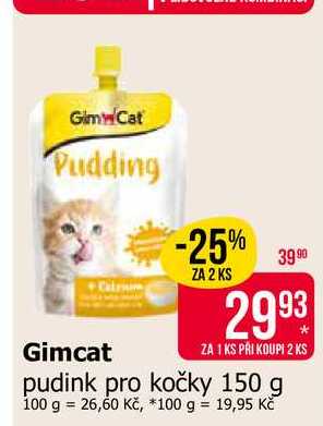Gimcat pudink pro kočky 150 g