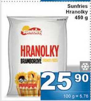 Sunfries Hranolky 450 g