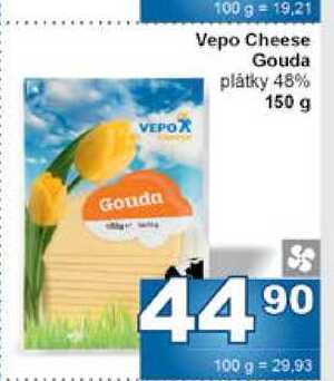 Vepo Cheese Gouda plátky 48% 150 g  