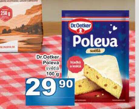 Dr.Oetker Poleva světlá 100 g 