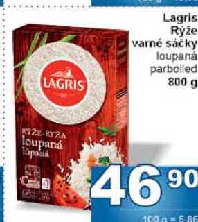Lagris Rýže varné sáčky loupaná parboiled 800 g 
