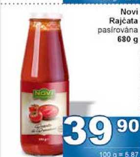 Novi Rajčata pasírována 680 g