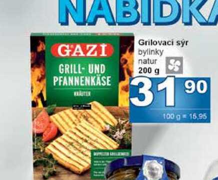 Grilovaci sýr bylinky natur 200 g