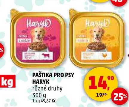 PAŠTIKA PRO PSY HARYK, 300 g