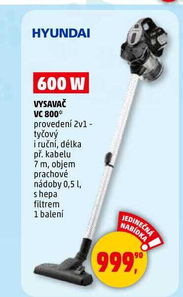 VYSAVAČ VC 800, 1 balení 
