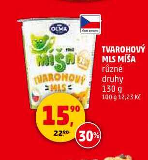 TVAROHOVÝ MLS MÍŠA, 130 g 