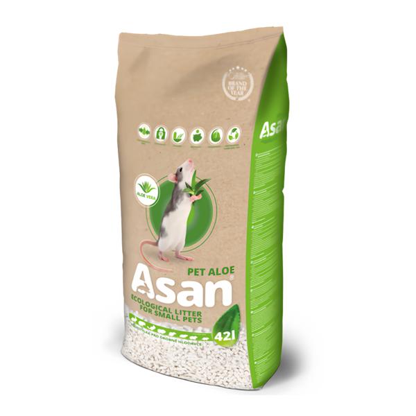 Asan Pet Aloe  podestýlka pro drobné hlodavce