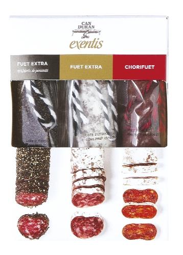 Dárkové balení Exentis mini Fuet, 240 g