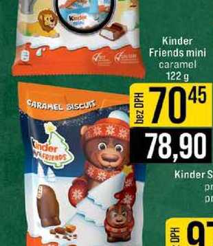 Kinder Friends mini caramel 122 g
