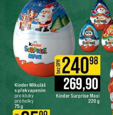 Kinder Surprise Maxi 220 g 