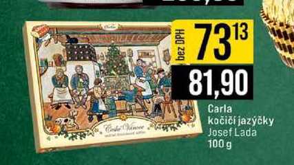 Carla kočičí jazýčky Josef Lada 100 g 
