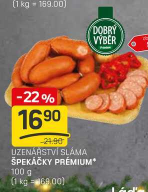 ŠPEKÁČKY PRÉMIUM 100 g 