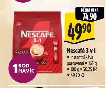   Nescafé 3 v 1  165 g