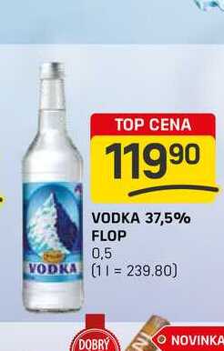VODKA 37,5% FLOP 0,5l