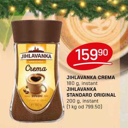 JIHLAVANKA STANDARD ORIGINAL 200 g, instant 