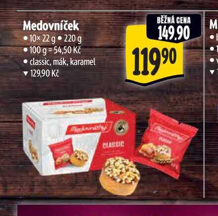 Medovníček 10x 22 g 