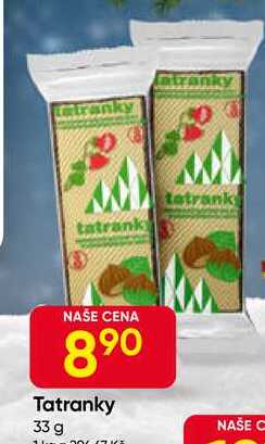 Tatranky 33 g 