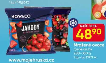 NOWACO Mražené ovoce různé druhy 200-350 g
