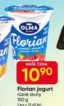 OLMA Florian jogurt různé druhy 150 g