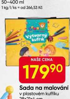 Sada na malování v plastovém kufříku 
