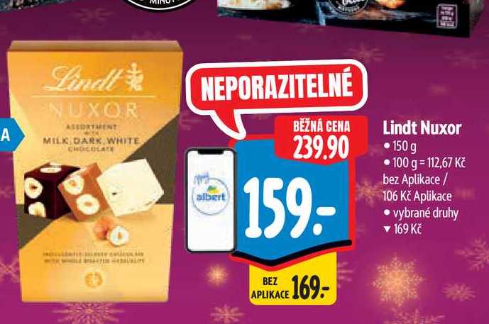   Lindt Nuxor 150 g   
