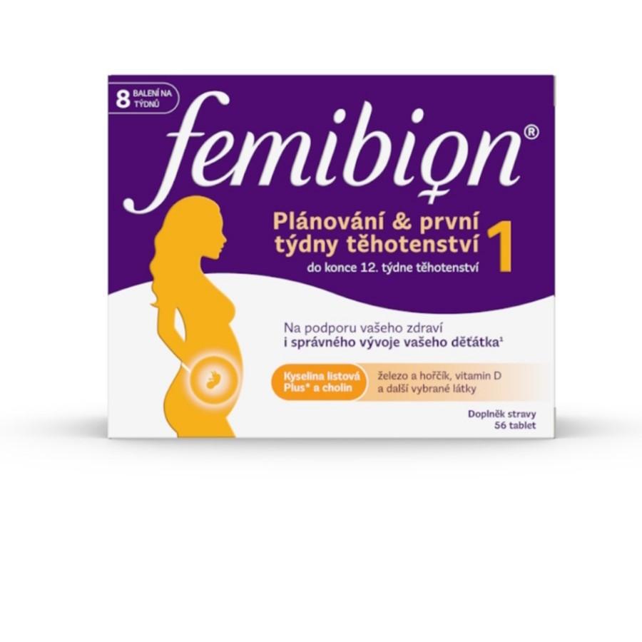 Femibion 1 Plánování a první týdny těhotenství 56 tablet