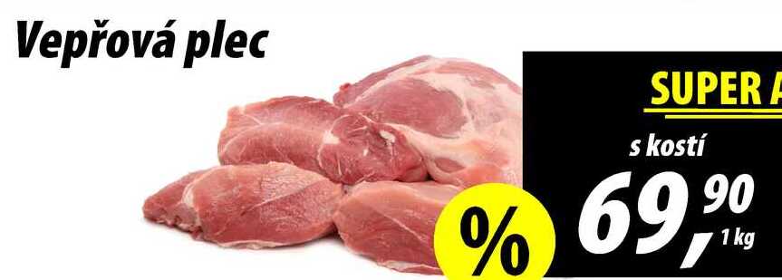 Vepřová plec s kostí, 1 kg