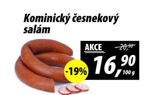 Kominický česnekový salám, 100 g