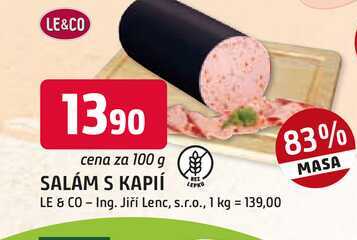 LE&CO SALAM S KAPIÍ 100g