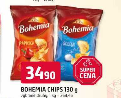 BOHEMIA CHIPS 130 g vybrané druhy