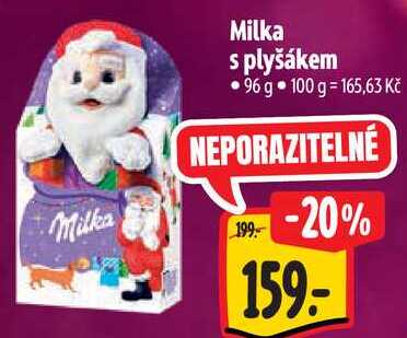 Milka s plyšákem, 96 g 