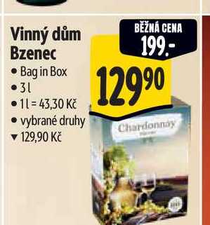 Vinný dům Bzenec Bag in Box   3 l