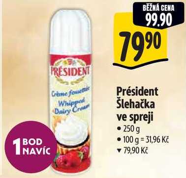 Président Šlehačka ve spreji, 250 g 
