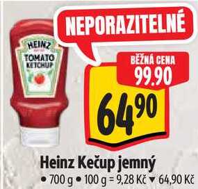 Heinz Kečup jemný, 700 g