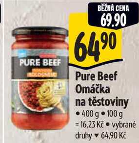 Pure Beef Omáčka na těstoviny, 400 g 