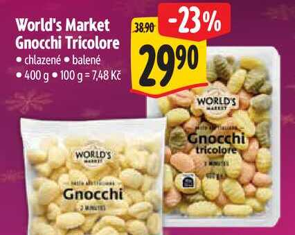 World's Market Gnocchi Tricolore, 400 g