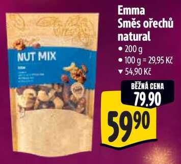 Emma Směs ořechů natural, 200 g 