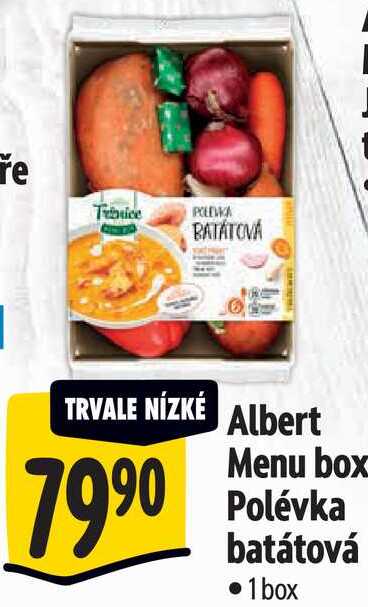 Albert Menu box Polévka batátová 