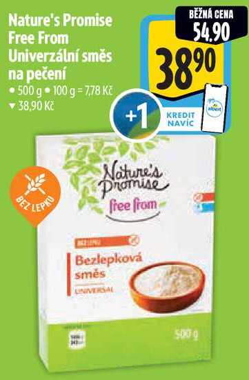 Nature's Promise Free From Univerzální směs na pečení, 500 g