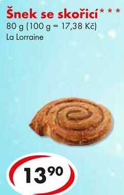 Šnek se skořicí, 80 g