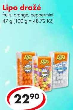 Lipo dražé, 47 g
