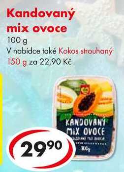 Kandovaný mix ovoce, 100 g  
