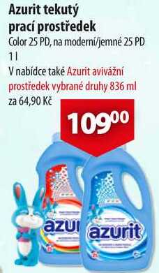 Azurit tekutý prací prostředek, 25 PD 