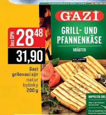 Gazi grilovací sýr natur bylinky 200 g