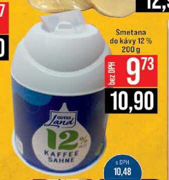 Smetana do kávy 12% 200 g