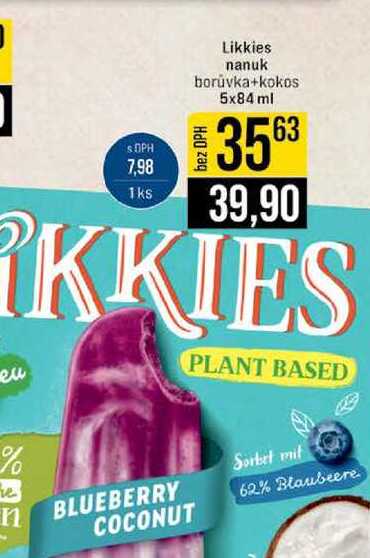Likkies nanuk borůvka+kokos 5x84 ml