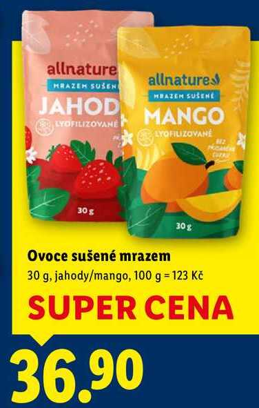 Ovoce sušené mrazem, 30 g