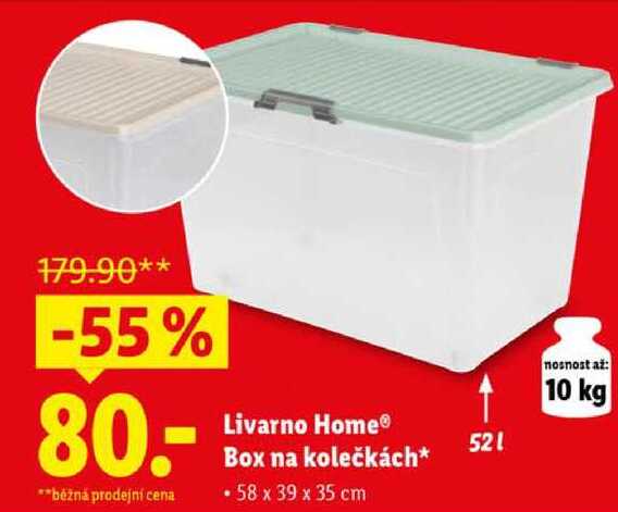 Livarno Home Box na kolečkách